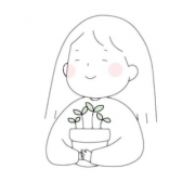 卡通女生头像简笔画，女