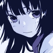 唯美忧郁蓝色系女生头像