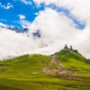 蓝天白云山水风景照头像，山水蓝天白云头像