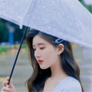 打伞伤感落寞女生头像图片，伤感雨中打伞女生头像