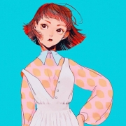 超酷短发动漫女生头像图