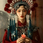 古风戏子伤感头像图片，谁人怜你心悲喜